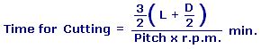 lathe operations calculator